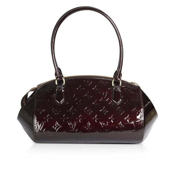 Authentic-Louis Vuitton Monogram Vernis Sherwood PM - Picture 1 of 7